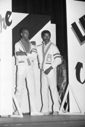 Male models in a Fashion show at FAMU - Tallahassee, Florida.