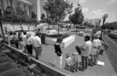 Participants in Hands Across America at the West Front of the Capitol building in Tallahassee, Florida.