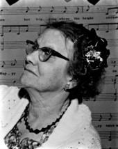 Head shot of Mrs. Morneweck for release to book editors receiving her work "My Uncle Stephen"