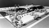 Model of the Museum of Science and Industry at 4801 E. Fowler Ave. in Tampa, Florida.