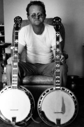 Portrait of banjoist Horace Fletcher.