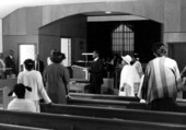 Congregation singing at Mt. Mariah Primitive Baptist Church- Lamont, Florida