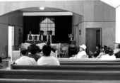 Church choir singing at Mt. Mariah Primitive Baptist Church- Lamont, Florida
