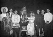 Group portrait of Florida Folk Festival performers - White Springs, Florida
