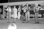 New Sand Mountain Wildcats performing at the 1983 Florida Folk Festival - White Springs, Florida