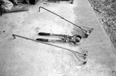 Branding tools of Minorcan cowboy rancher Albert Triay - Elkton, Florida