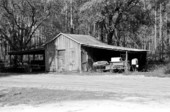 Shed on Lloyd Earl McMullian's farm - Two Egg, Florida