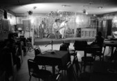 Ida Goodson rehearsing with her blues and gospel band at the Club Royal on Alcaniz Street - Pensacola, Florida.