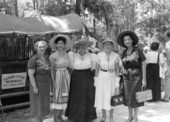 Thelma Boltin standing with music club leaders- White Springs, Florida