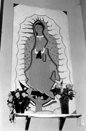 Painting of the Virgin y Guadalupe - Pierson, Florida.