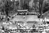 Marvin Lacy of Lake Wales performing at the 1957 Folk Festival- White Springs, Florida