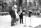 Lisette Wehlburg, John Kater, and Hans Frankfort performing- White Springs, Florida