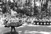 Folk dance being performed by Baker County High School student- White Springs, Florida