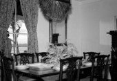 View of the plantation house dining room during the opening ceremonies for Kingsley Plantation State Park - Jacksonville, Florida.