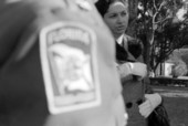 Unidentified woman at the opening ceremonies for Kingsley Plantation State Park - Jacksonville, Florida.