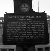 Historical marker in Key Largo - Monroe County, Florida