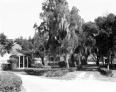 View of main house at Kingsley Plantation State Park - Jacksonville, Florida.