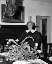 Tour guide Frances Duncan at Kingsley Plantation - Jacksonville, Florida.