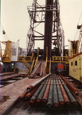 Oil drilling platform in the Everglades