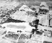 Aerial view of Hacklake subdivision - Bartow, Florida