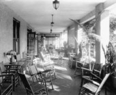 Porch at the Haven Hotel - Winter Haven, Florida