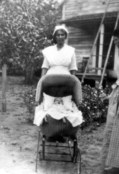 Nursemaid and baby - Arcadia, Florida
