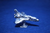 Solder sculpture of the Space Shuttle by Charles B. Mars - Titusville, Florida.