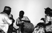 Bahamas Junkanoo Revue performing at the Historical Museum of Southern Florida's Caribbean Percussion Festival in Miami, Florida.