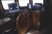 Pilot house on a shrimp boat - Tarpon Springs, Florida.