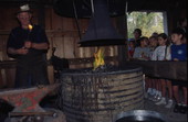 Skeeter Prather demonstrates blacksmithing at Rural Folklife Days - White Springs, Florida.