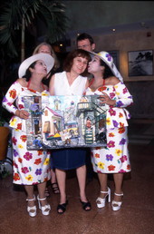 Scull Sisters with Tina Bucuvalas (c), Kristin Congdon (l), and Sterling Van Wagenen (R) - Miami, Florida.