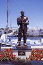 Spongers of Tarpon Springs sculpture - Tarpon Springs, Florida.