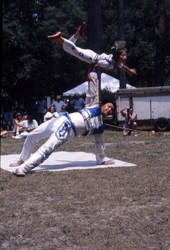 Dan Dan Zhao and Xuefui Leng perform at the Florida Folklife Festival - White Springs, Florida.