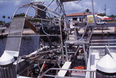 View of a airboat owned by Doug House - Everglades City, Florida.