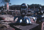 Welded sculptures made by Stanley Papio - Key Largo, Florida