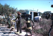 Welded sculptures made by Stanley Papio - Key Largo, Florida