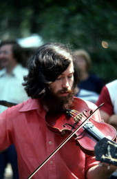 Fiddler playing at the Florida Folk Festival - White Springs, Florida
