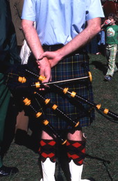 Bagpipes at Pioneer Days - Orlando, Florida.