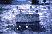 Headstone at the Bethel Lutheran Church cemetery
