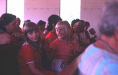 Two girls in attendance at the Bethlehem Primitive Baptist Church - Old Chicora, Florida