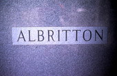 Albritton incised sepulchral monument