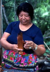 Mary Billie starting to make dolls - Big Cypress Seminole Indian Reservation