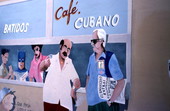Mural for the Cafe Cubano in Little Havana - Miami, Florida.