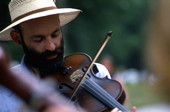 Fiddler Lloyd Baldwin performing - White Springs, Florida