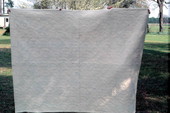 Back side of quilt made by Grace Scaff - White Springs, Florida.