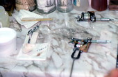 Tattoo materials used by Jon Fort - Pensacola, Florida.