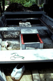 Mullet boat at Miller's Fish Camp - Southport, Florida