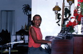 Ida Goodson playing piano - Pensacola, Florida.