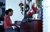Ida Goodson playing piano - Pensacola, Florida.