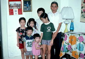 Vietnamese American basket maker Nhang Bui and members of her family- Pensacola, Florida.